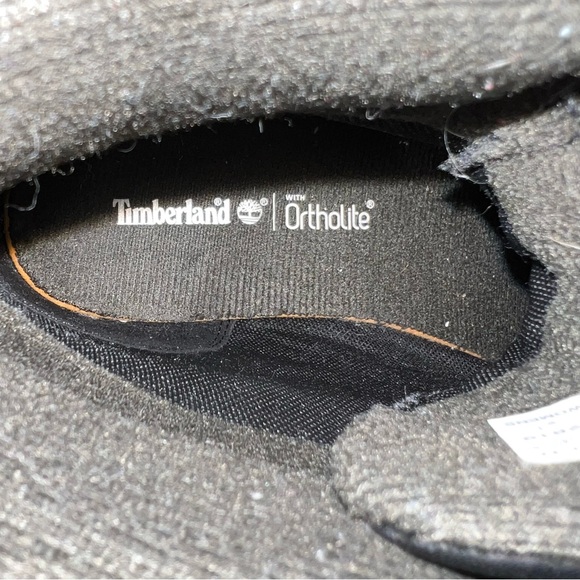 ⭐️ Women’s Timberland Brookton 6 Inch Boots Black Nubuck Leather Boots Size 7.5 - Picture 12 of 13